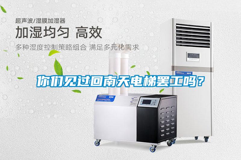 你們見過回南天電梯罷工嗎？