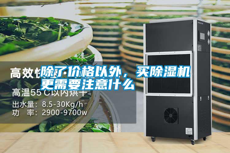 除了價格以外，買除濕機更需要注意什么