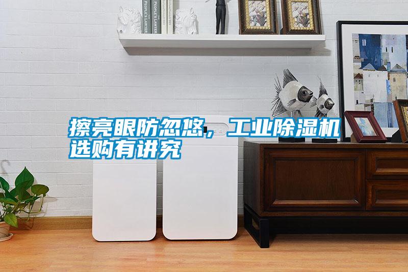 擦亮眼防忽悠，工業(yè)除濕機(jī)選購(gòu)有講究