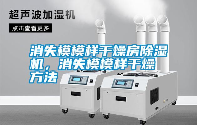 消失模模樣干燥房除濕機(jī)，消失模模樣干燥方法