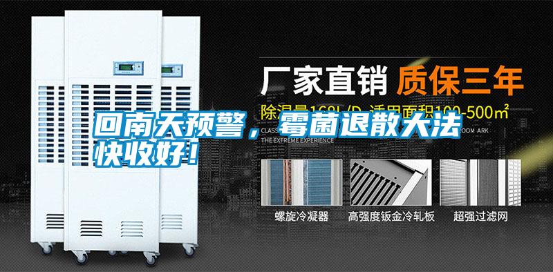 回南天預(yù)警，霉菌退散大法快收好！