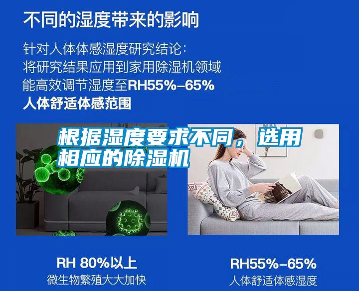 根據(jù)濕度要求不同，選用相應(yīng)的除濕機(jī)