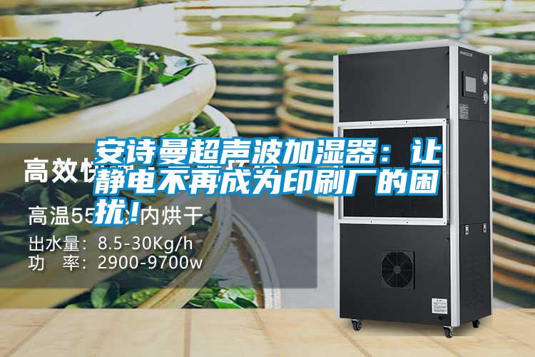 安詩曼超聲波加濕器：讓靜電不再成為印刷廠的困擾！