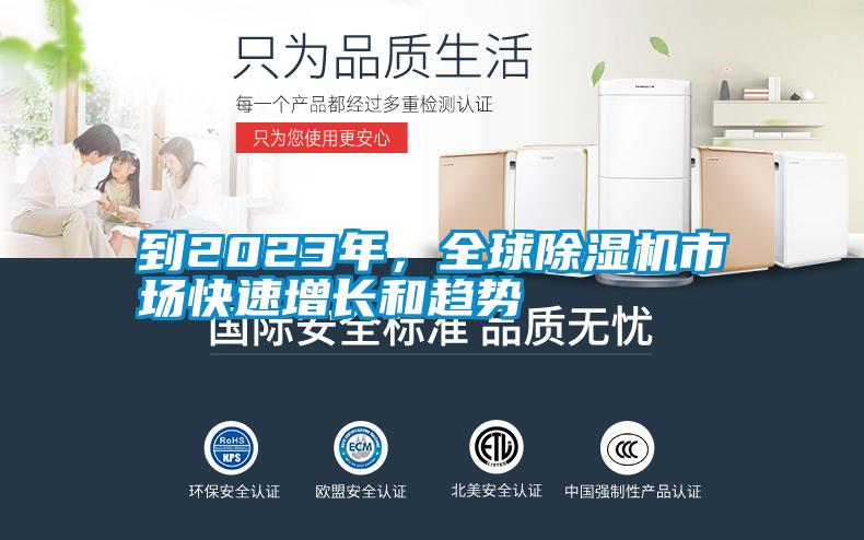 到2023年，全球除濕機市場快速增長和趨勢