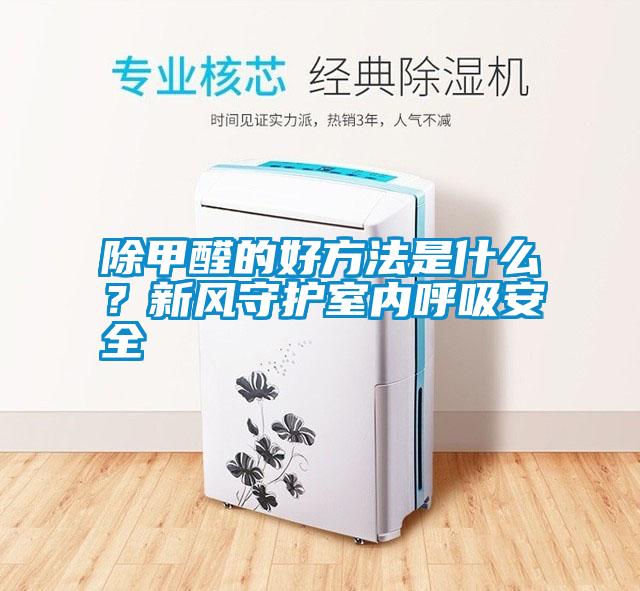 除甲醛的好方法是什么？新風(fēng)守護室內(nèi)呼吸安全