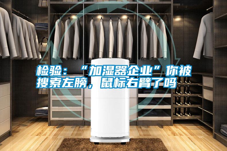 檢驗(yàn)：“加濕器企業(yè)”你被搜索左膀，鼠標(biāo)右臂了嗎
