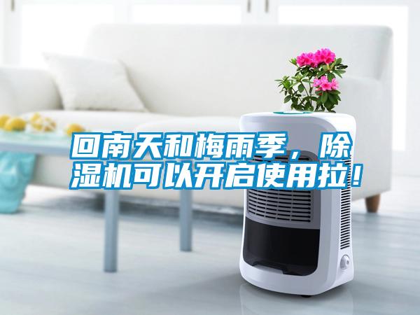 回南天和梅雨季，除濕機(jī)可以開啟使用拉！