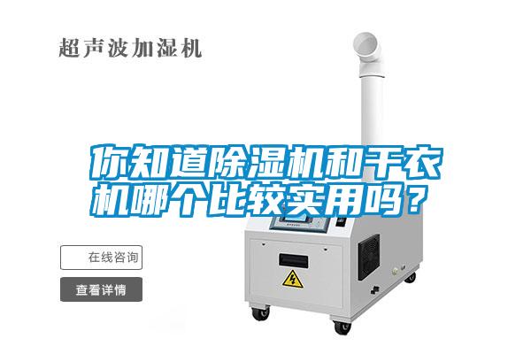 你知道除濕機(jī)和干衣機(jī)哪個(gè)比較實(shí)用嗎？