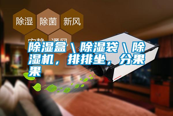 除濕盒＼除濕袋＼除濕機，排排坐，分果果