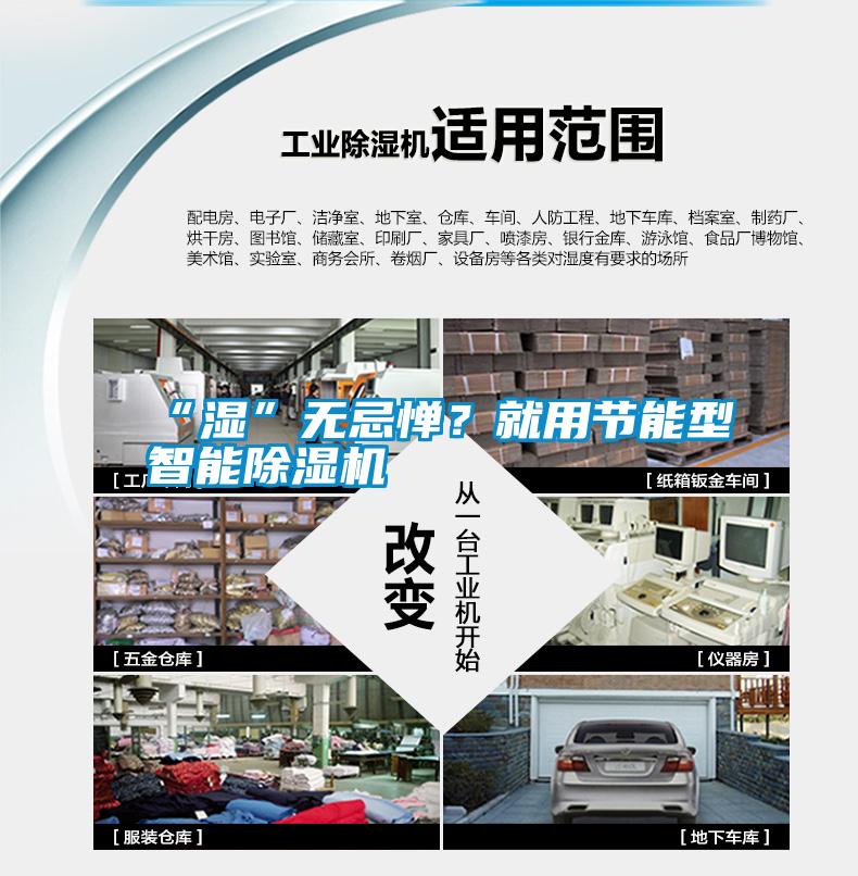 “濕”無忌憚？就用節(jié)能型智能除濕機