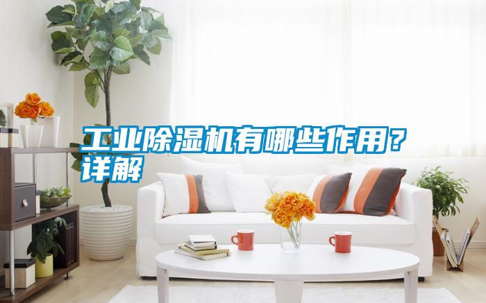 工業(yè)除濕機有哪些作用？詳解