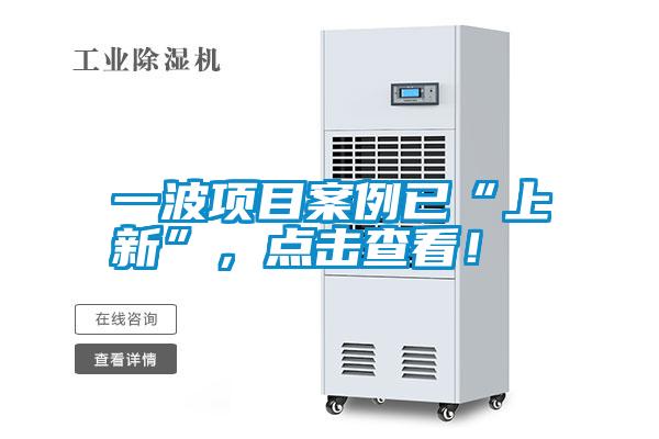 一波項目案例已“上新”，點(diǎn)擊查看！