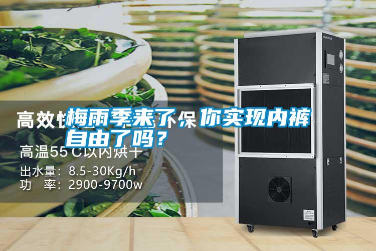 梅雨季來(lái)了，你實(shí)現(xiàn)內(nèi)褲自由了嗎？