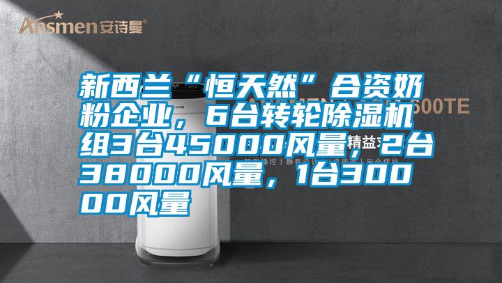 新西蘭“恒天然”合資奶粉企業(yè)，6臺(tái)轉(zhuǎn)輪除濕機(jī)組3臺(tái)45000風(fēng)量，2臺(tái)38000風(fēng)量，1臺(tái)30000風(fēng)量