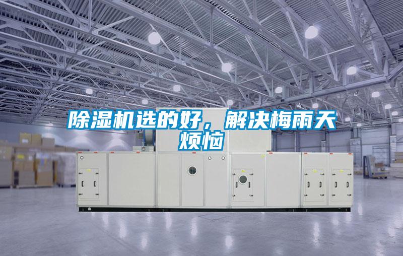 除濕機(jī)選的好，解決梅雨天煩惱