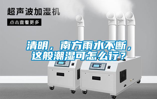 清明，南方雨水不斷，這般潮濕可怎么行？