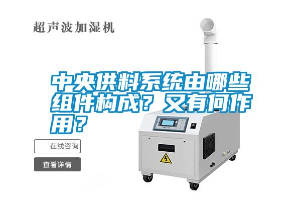 中央供料系統(tǒng)由哪些組件構(gòu)成？又有何作用？