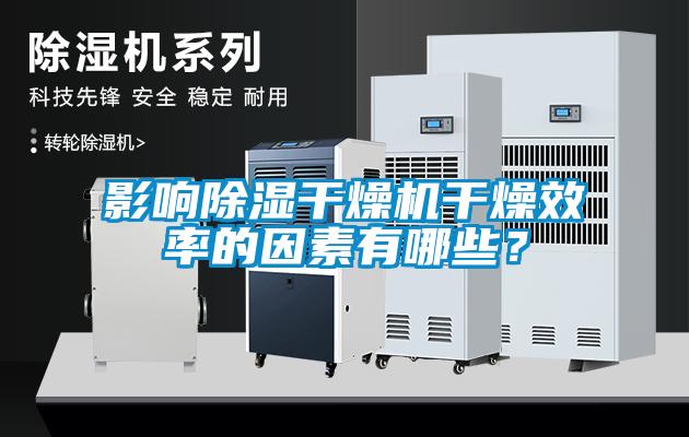 影響除濕干燥機(jī)干燥效率的因素有哪些？