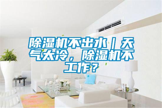 除濕機(jī)不出水｜天氣太冷，除濕機(jī)不工作？
