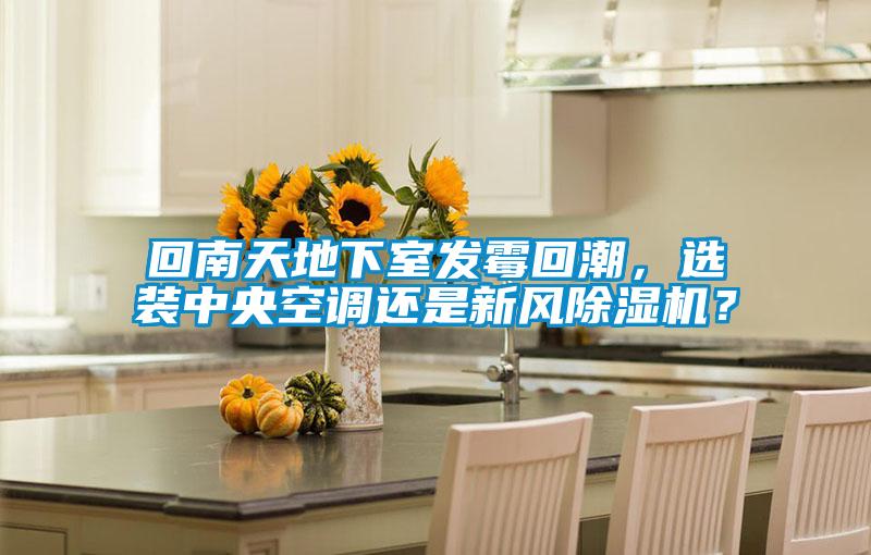 回南天地下室發(fā)霉回潮，選裝中央空調(diào)還是新風(fēng)除濕機(jī)？