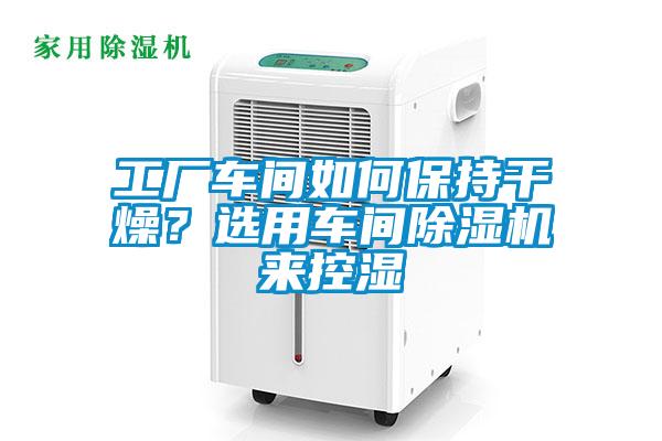 工廠車間如何保持干燥？選用車間除濕機來控濕
