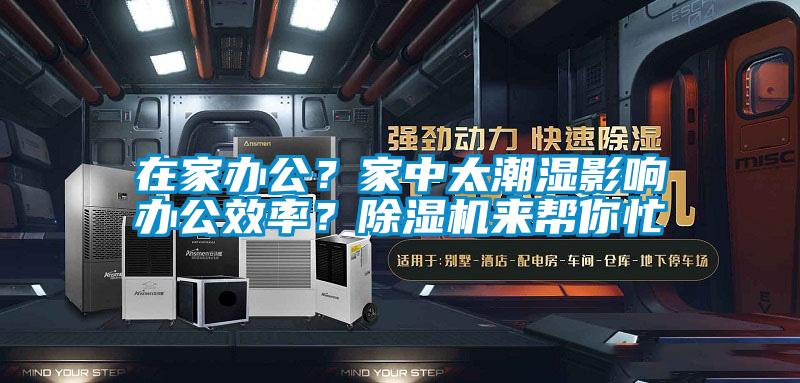在家辦公？家中太潮濕影響辦公效率？除濕機來幫你忙