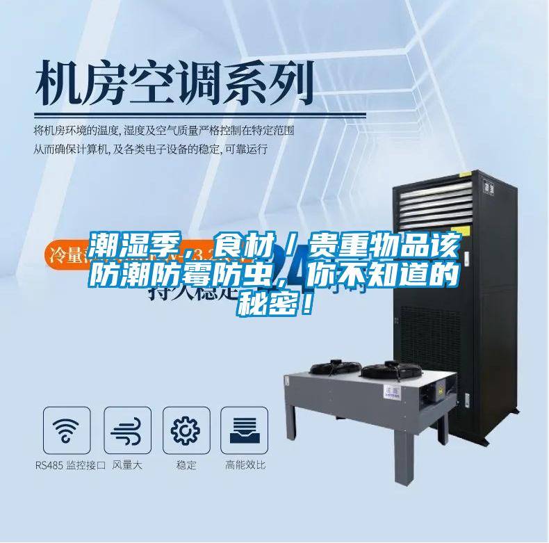 潮濕季，食材／貴重物品該防潮防霉防蟲(chóng)，你不知道的秘密！