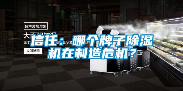 信任：哪個(gè)牌子除濕機(jī)在制造危機(jī)？