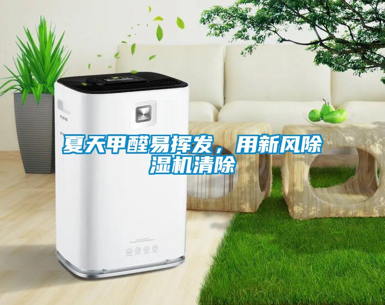 夏天甲醛易揮發(fā)，用新風(fēng)除濕機(jī)清除