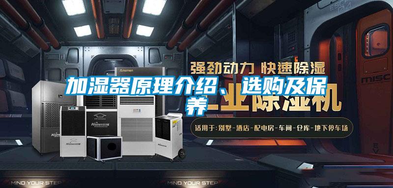 加濕器原理介紹、選購(gòu)及保養(yǎng)