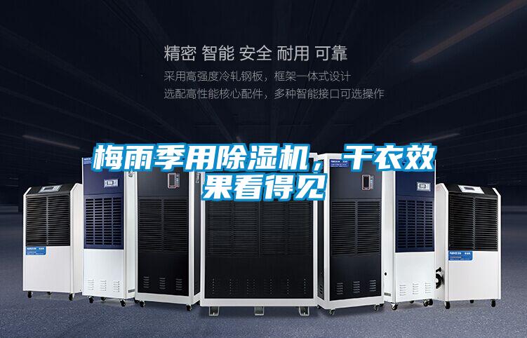 梅雨季用除濕機，干衣效果看得見