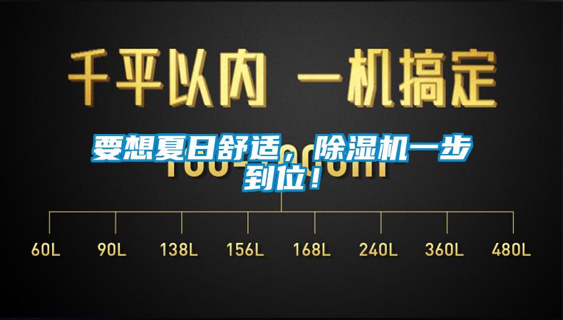 要想夏日舒適，除濕機(jī)一步到位！