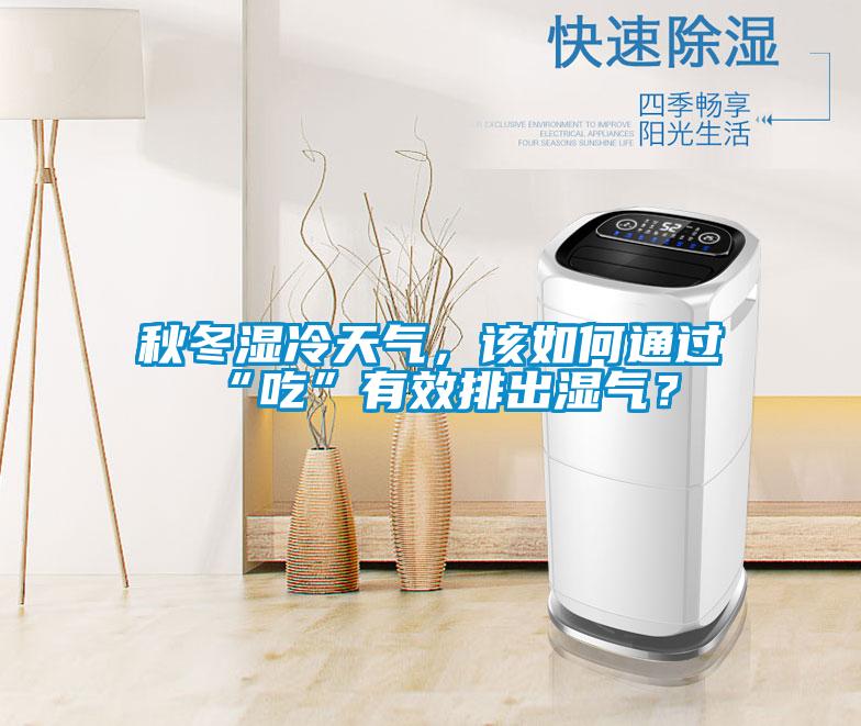 秋冬濕冷天氣，該如何通過“吃”有效排出濕氣？