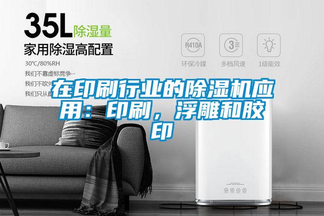 在印刷行業(yè)的除濕機(jī)應(yīng)用：印刷，浮雕和膠印