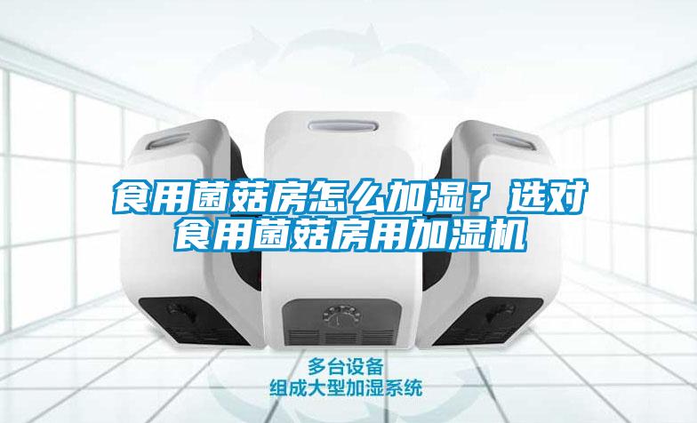 食用菌菇房怎么加濕？選對食用菌菇房用加濕機