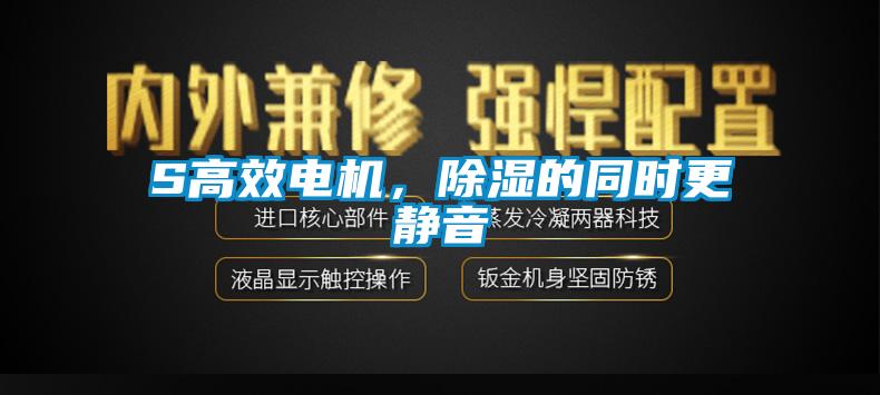 S高效電機(jī)，除濕的同時更靜音