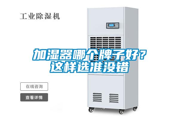 加濕器哪個牌子好？這樣選準沒錯