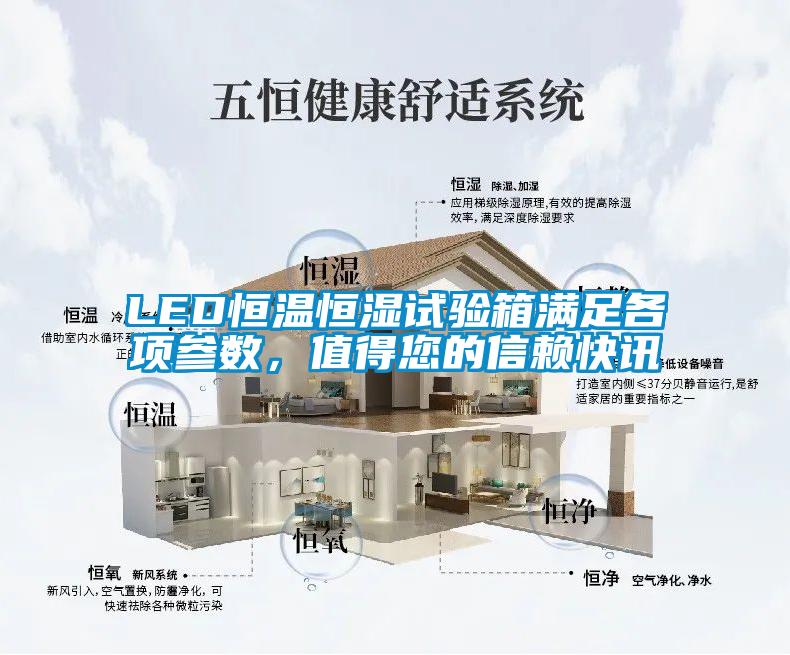 LED恒溫恒濕試驗(yàn)箱滿(mǎn)足各項(xiàng)參數(shù)，值得您的信賴(lài)快訊