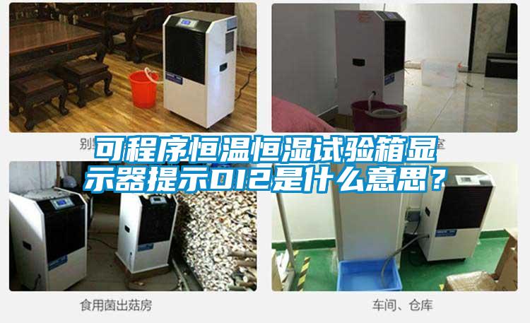 可程序恒溫恒濕試驗(yàn)箱顯示器提示DI2是什么意思？