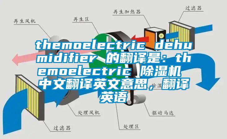 themoelectric dehumidifier 的翻譯是：themoelectric 除濕機(jī) 中文翻譯英文意思，翻譯英語(yǔ)