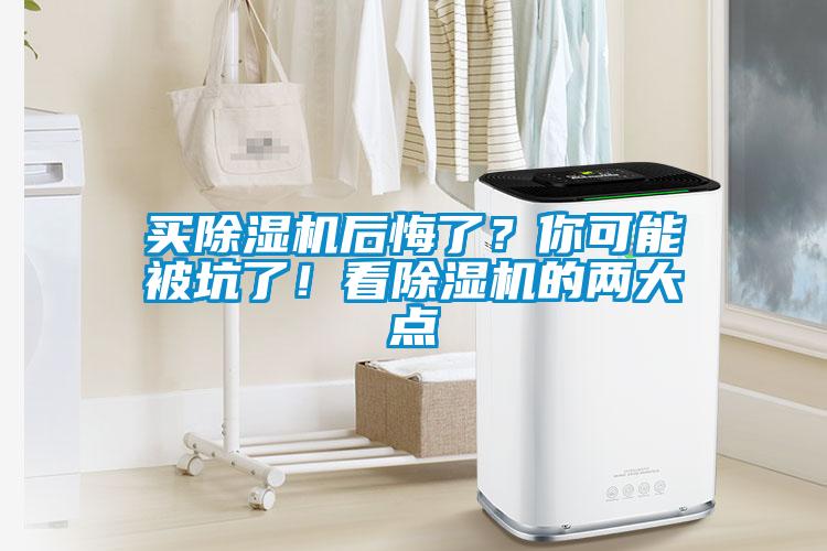 買除濕機后悔了？你可能被坑了！看除濕機的兩大點