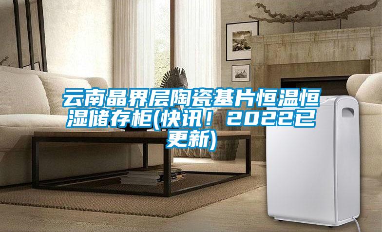 云南晶界層陶瓷基片恒溫恒濕儲存柜(快訊！2022已更新)