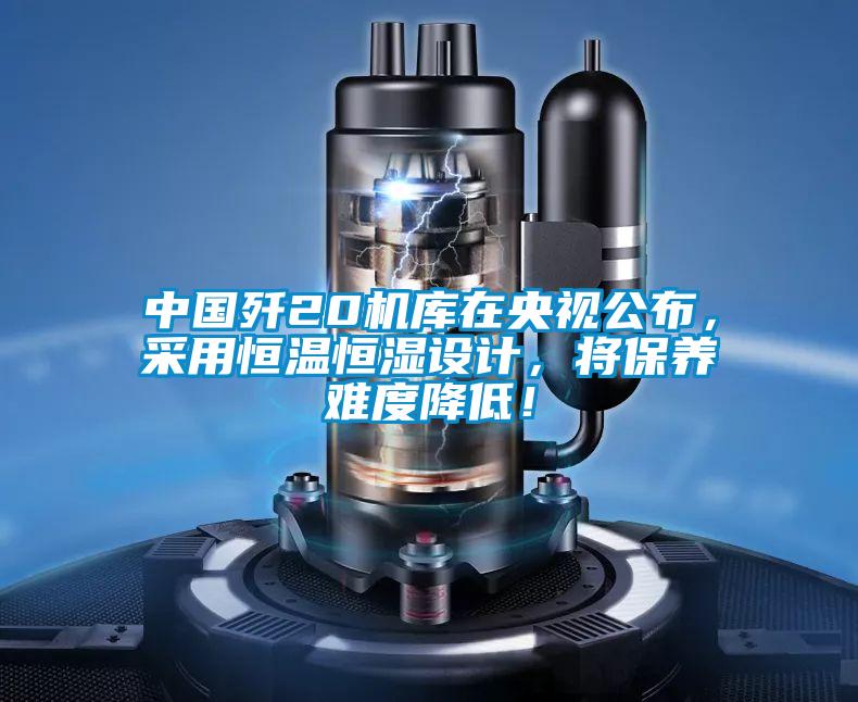 中國(guó)殲20機(jī)庫(kù)在央視公布，采用恒溫恒濕設(shè)計(jì)，將保養(yǎng)難度降低！