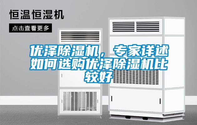 優(yōu)澤除濕機(jī)，專家詳述如何選購(gòu)優(yōu)澤除濕機(jī)比較好
