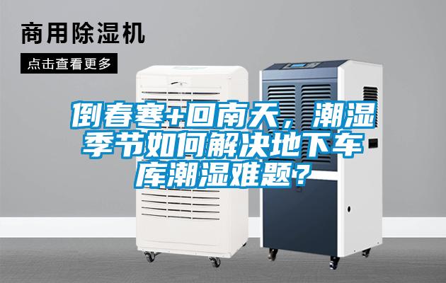 倒春寒+回南天，潮濕季節(jié)如何解決地下車庫潮濕難題？