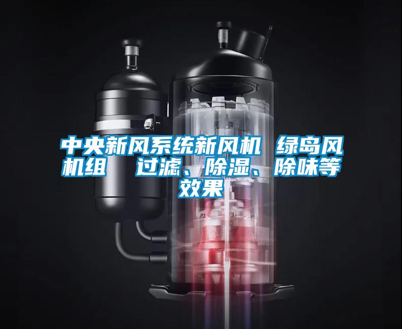 中央新風(fēng)系統(tǒng)新風(fēng)機(jī) 綠島風(fēng)機(jī)組  過(guò)濾、除濕、除味等效果