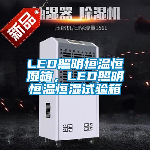 LED照明恒溫恒濕箱，LED照明恒溫恒濕試驗箱
