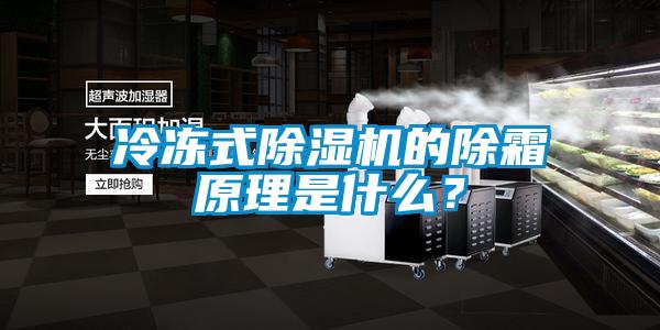 冷凍式除濕機的除霜原理是什么？