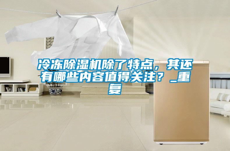 冷凍除濕機除了特點，其還有哪些內(nèi)容值得關(guān)注？_重復(fù)
