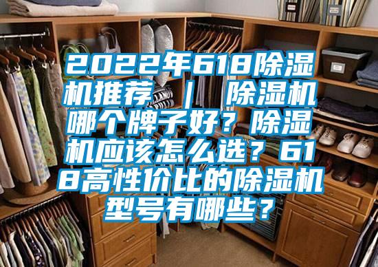 2022年618除濕機推薦 ｜ 除濕機哪個牌子好？除濕機應該怎么選？618高性價比的除濕機型號有哪些？